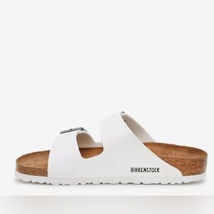 Birkenstock Arizona White Two-Band Sandals – Women’s 7 – EUC / GUC